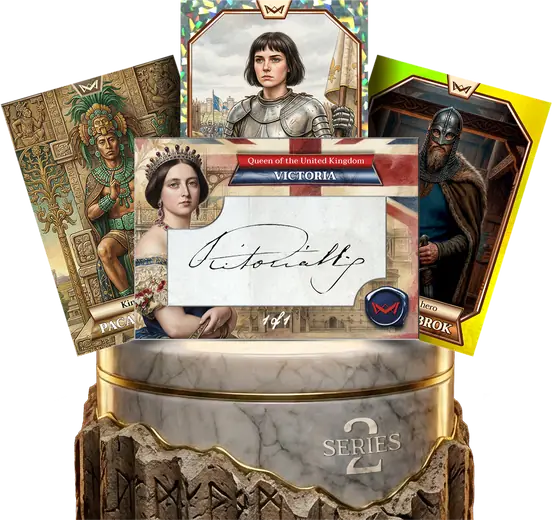 Karty z serii World's Monarchs Series 2